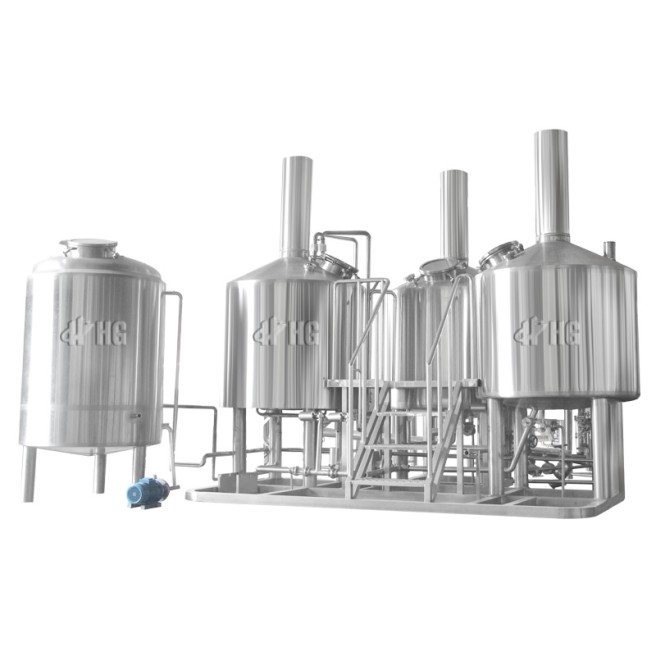 1000L 3 Vessel Beer Brewing Equipment